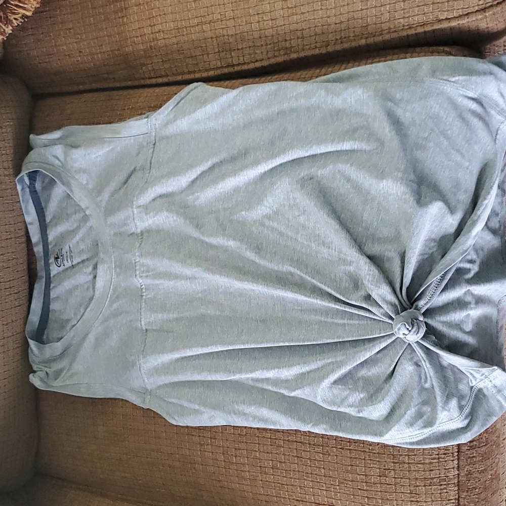Large grey sleeveless